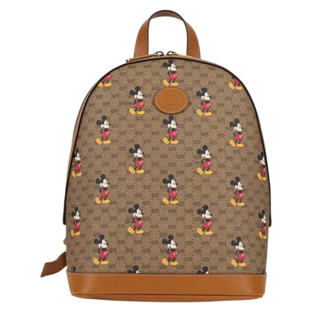 Gucci Micro GG Supreme Disney Backpack Beige